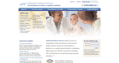 Desktop Screenshot of affiliatedpediatrics.com